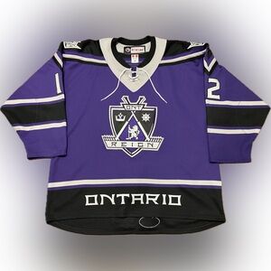 Ontario Reign Nikita Scherbak CCM Authentic AHL Hockey Jersey Size 56